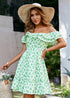 Boho Gingham Mini Dress Charlotte